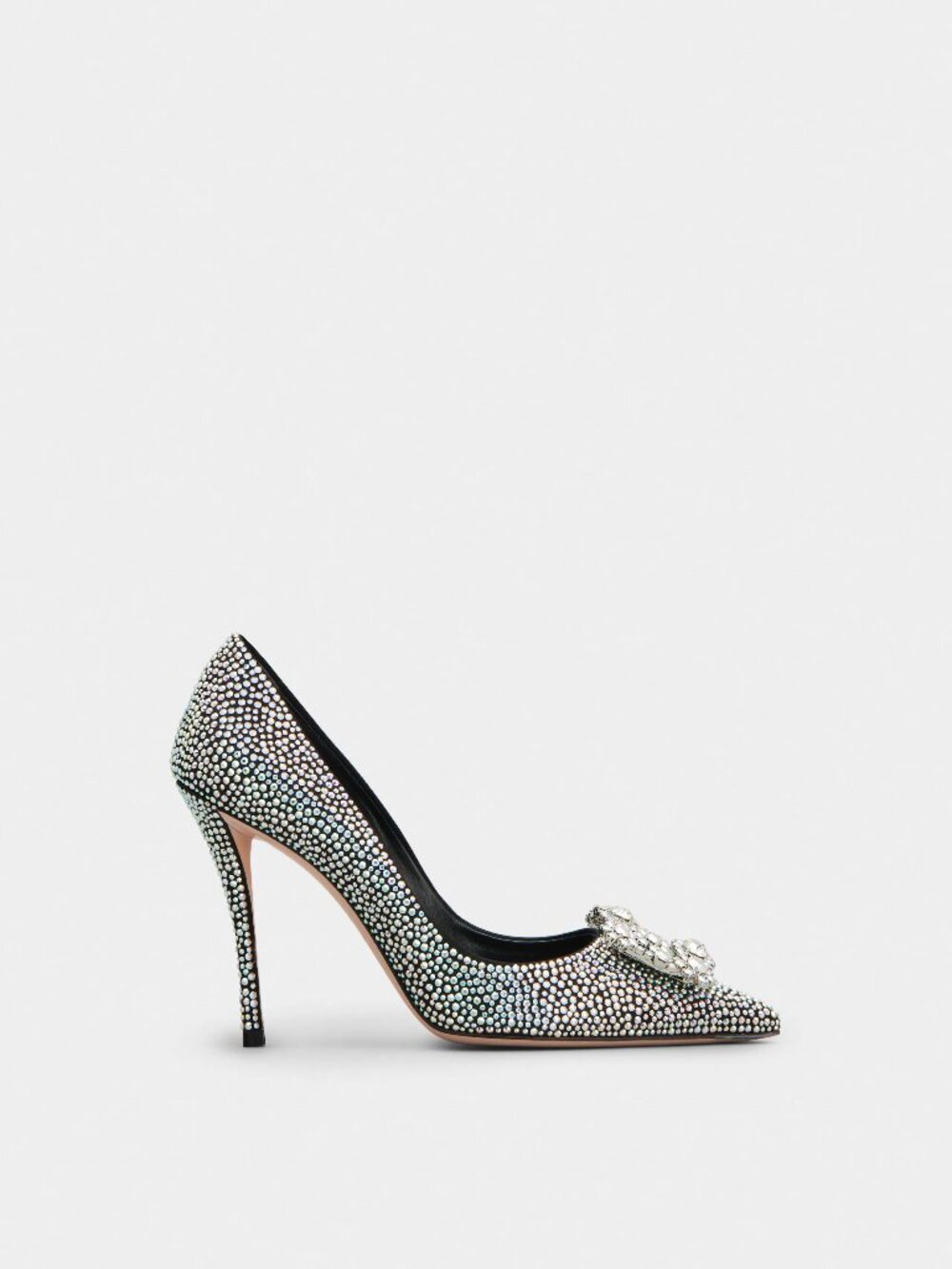 Authentic Roger Vivier Flower Strass Buckle Allover Strass Pumps - Sz 37 (EU)